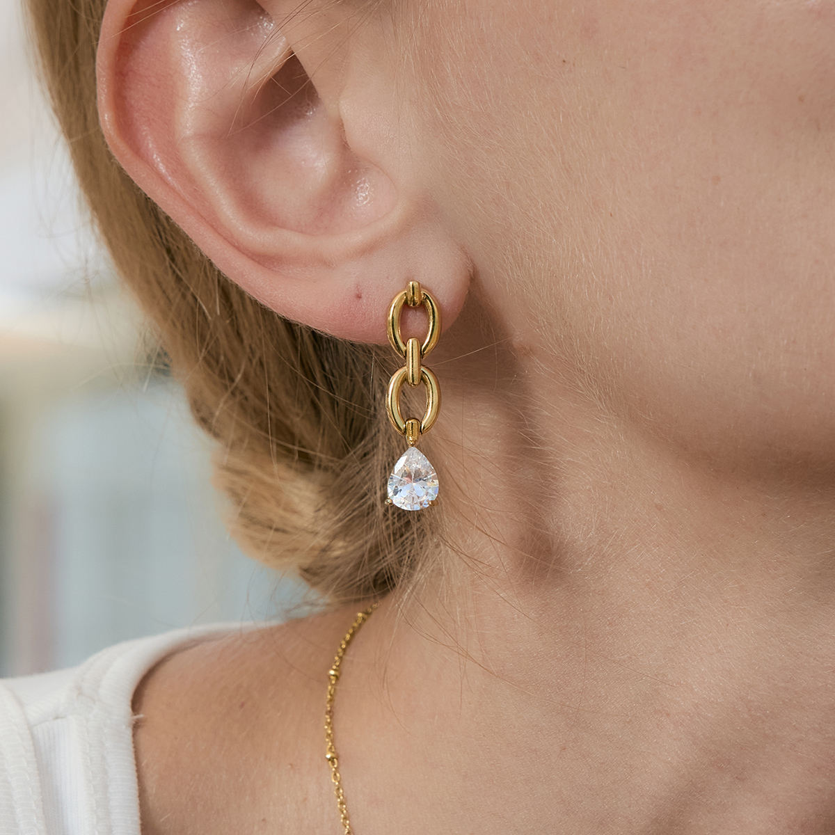 Makela Link Earrings
