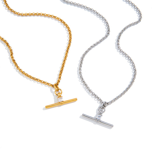T-Bar Necklace, Solid (Pre-Booking only)