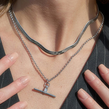 T-Bar Necklace, Solid (Pre-Booking only)