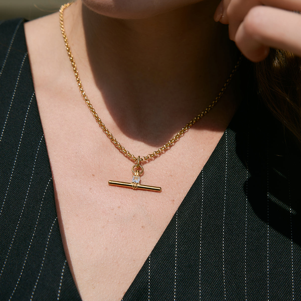 T-Bar Necklace, Solid (Pre-Booking only)