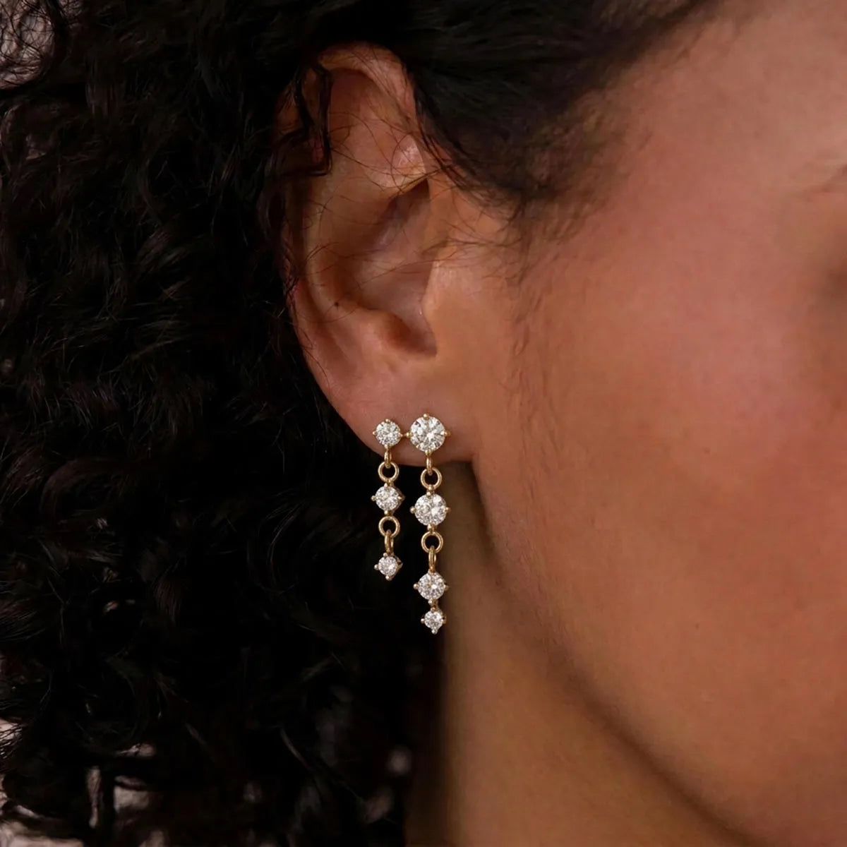 June Solitaire Twin Danglers