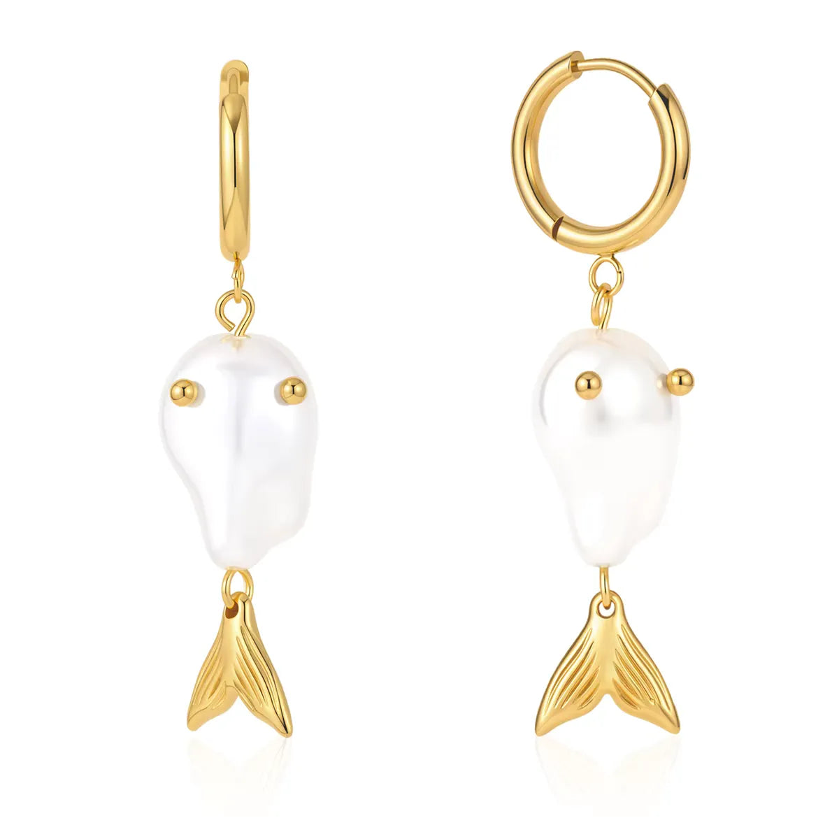 Pearly Fluffy Fish Danglers
