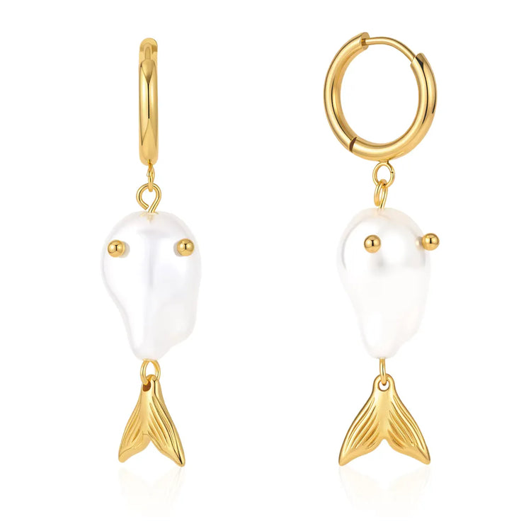 Pearly Fluffy Fish Danglers