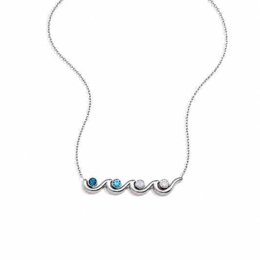 Aqua Wave Neckalce