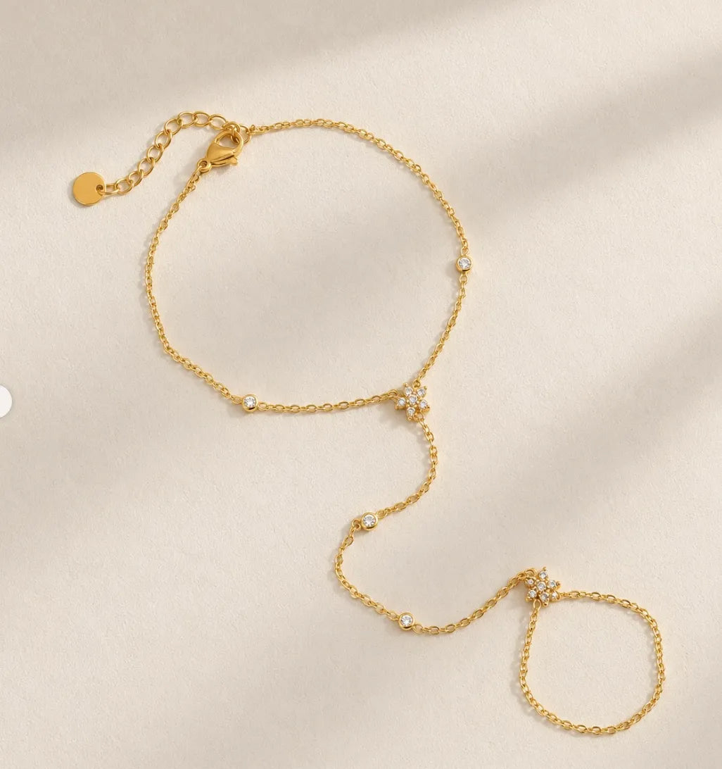 Petunia Handchain bracelet