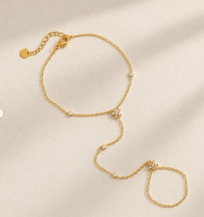 Petunia Handchain bracelet