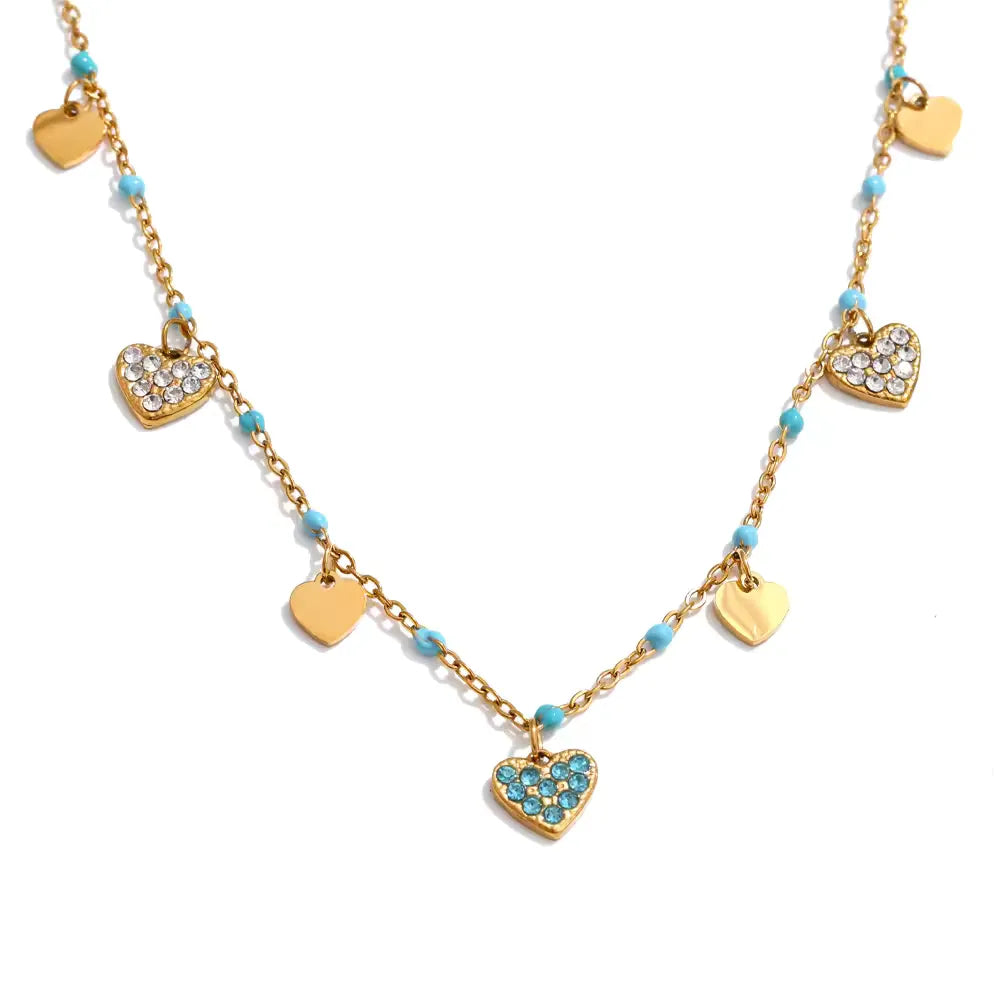 Hearty Pave Neckalce