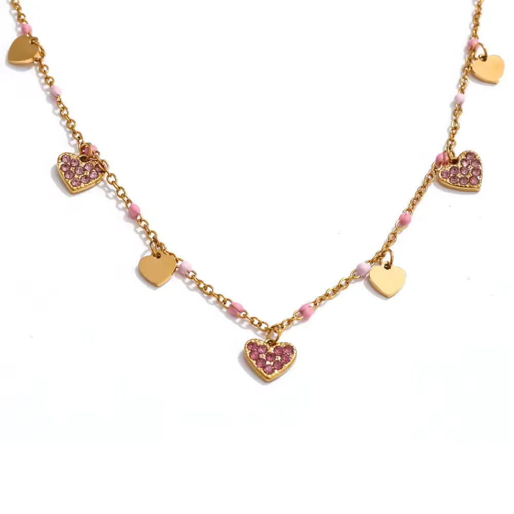 Hearty Pave Neckalce