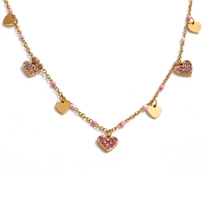 Hearty Pave Neckalce