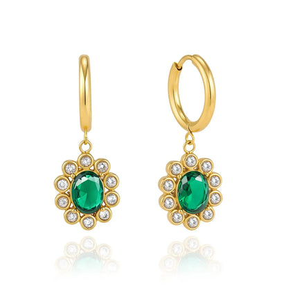 Vintage Emerald Earrings